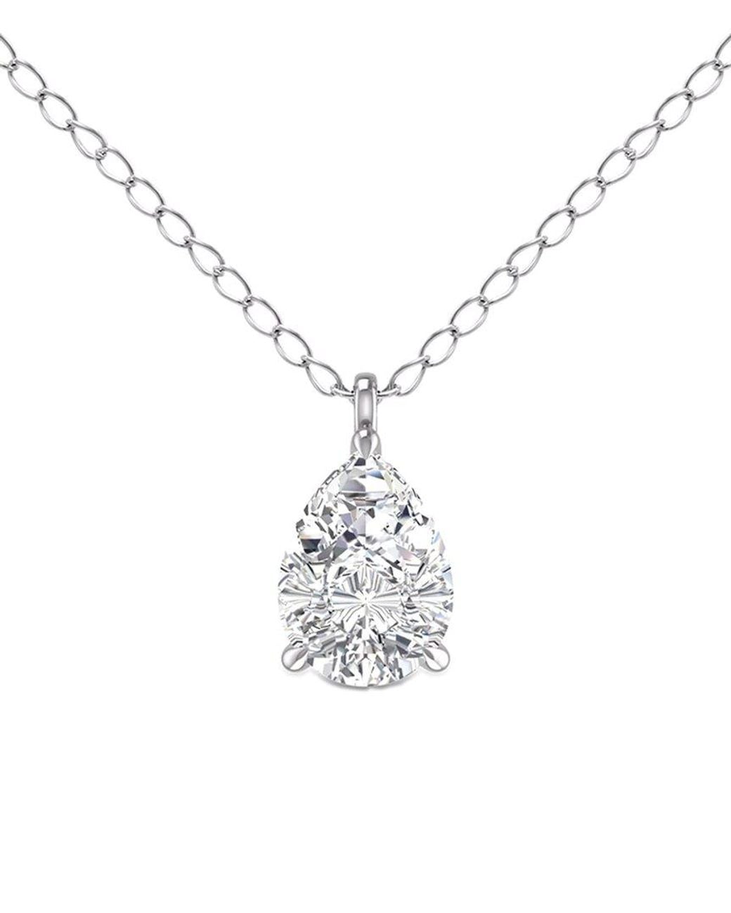 Lab Grown Diamonds White 14K 0.50 Ct. Tw. Lab Grown Diamond Necklace