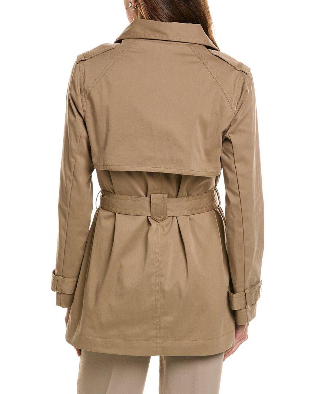 Fleurette Brown Trench Coat