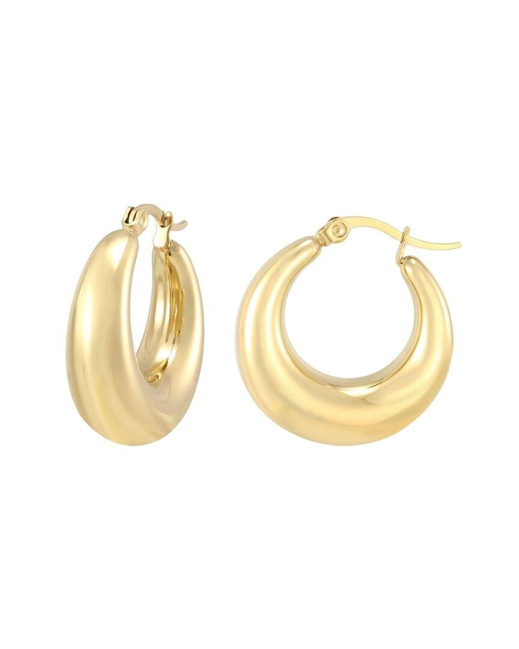 Adornia Metallic 18K Plated Stainless Steel Earrings