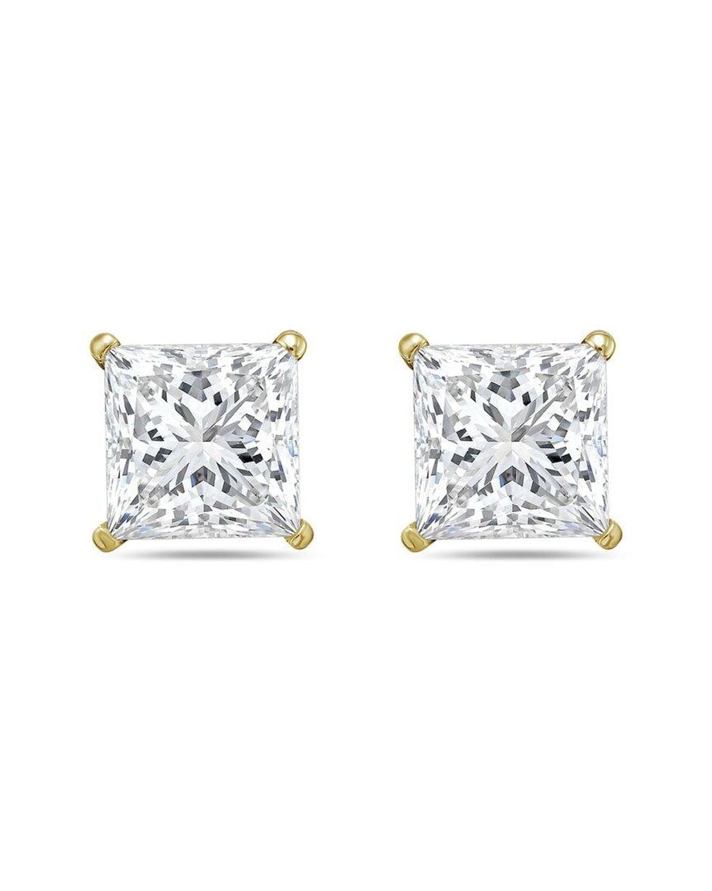 Diana M Metallic Diana M. 14K 10.00 Ct. Tw. Lab-Grown Diamond Earrings
