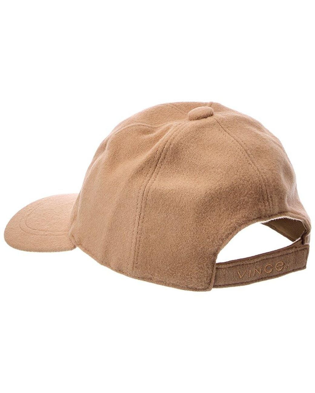 Vince Natural Wool, Cashmere & Silk-Blend Baseball Cap