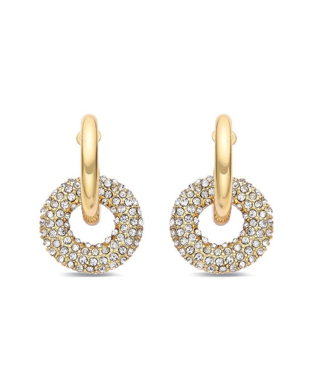 Eye Candy LA Metallic Lucie Sparkle Golden Earrings