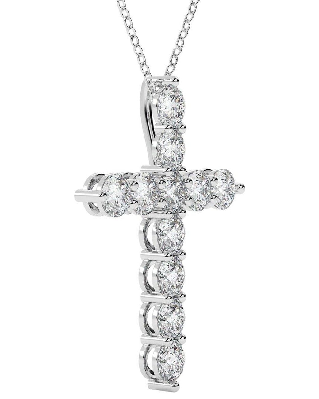 Diamond Select Cuts White 14K 1.50 Ct. Tw. Diamond Pendant Necklace