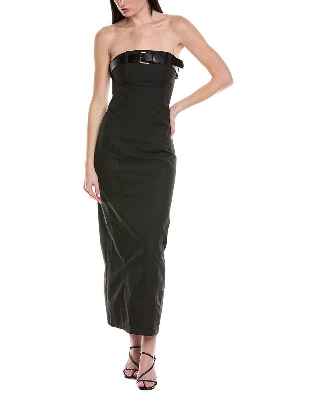 Avantlook Black Midi Dress