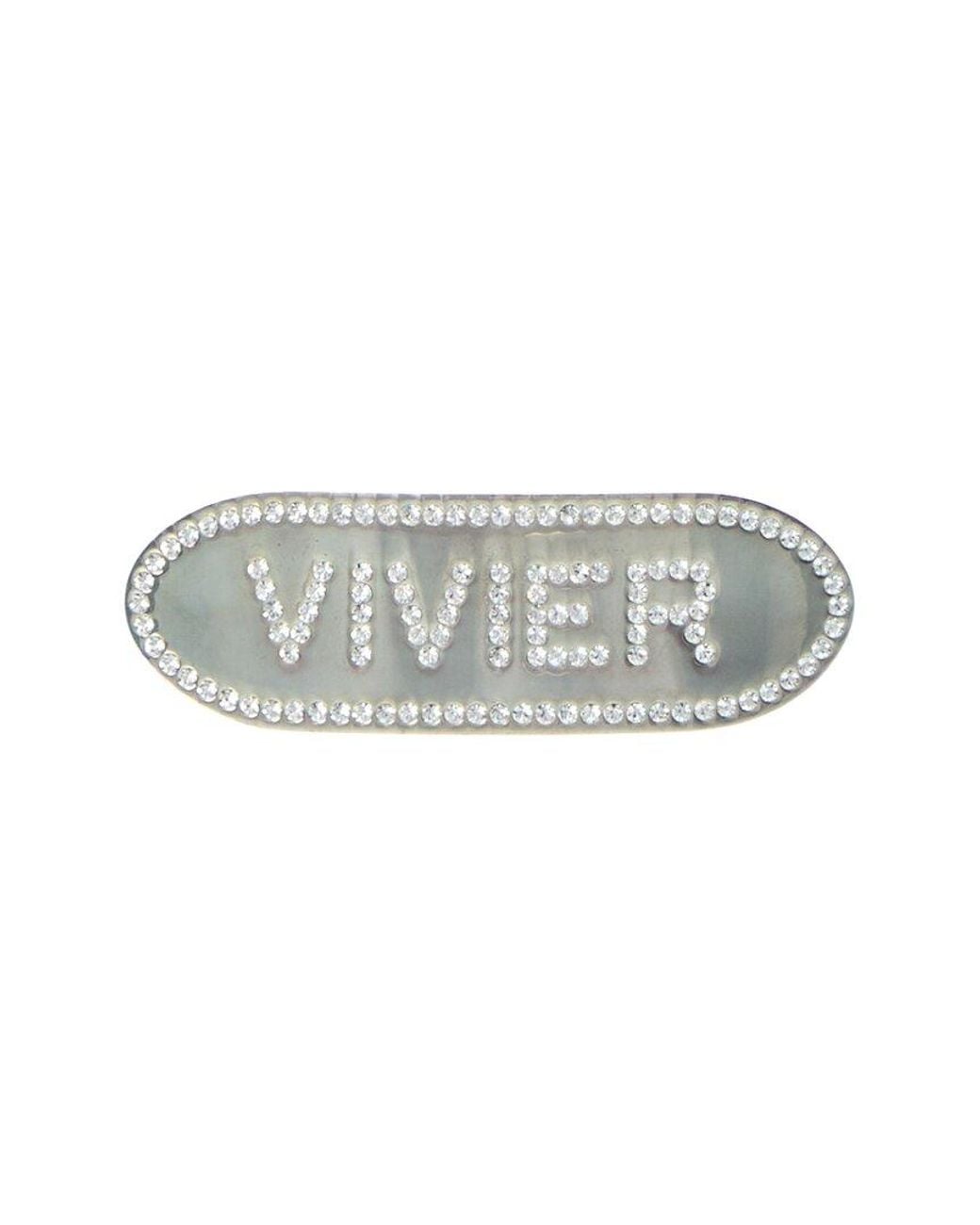 Roger Vivier Gray Hair Clip