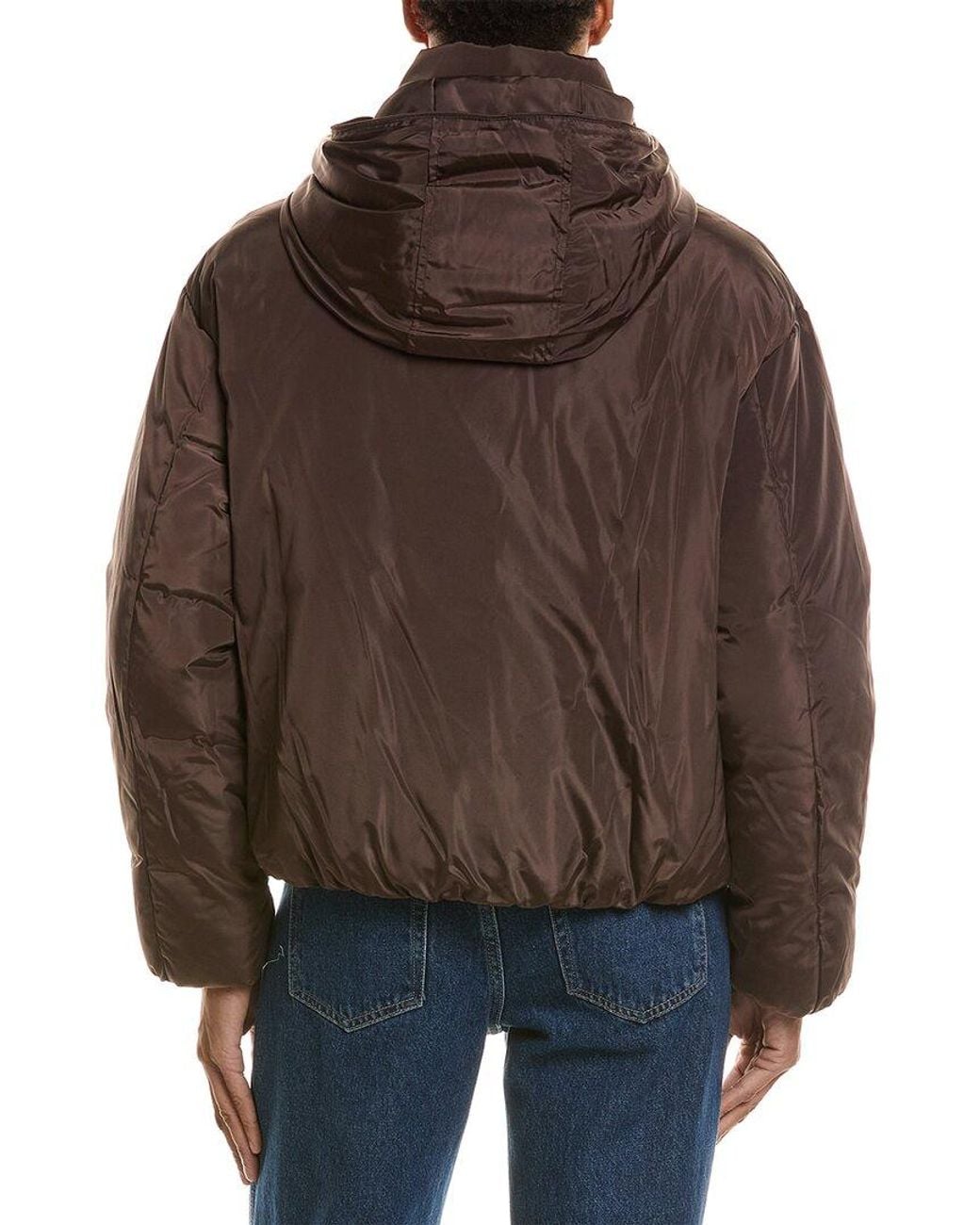 Kensie Brown Memory Fabric Puffer Jacket