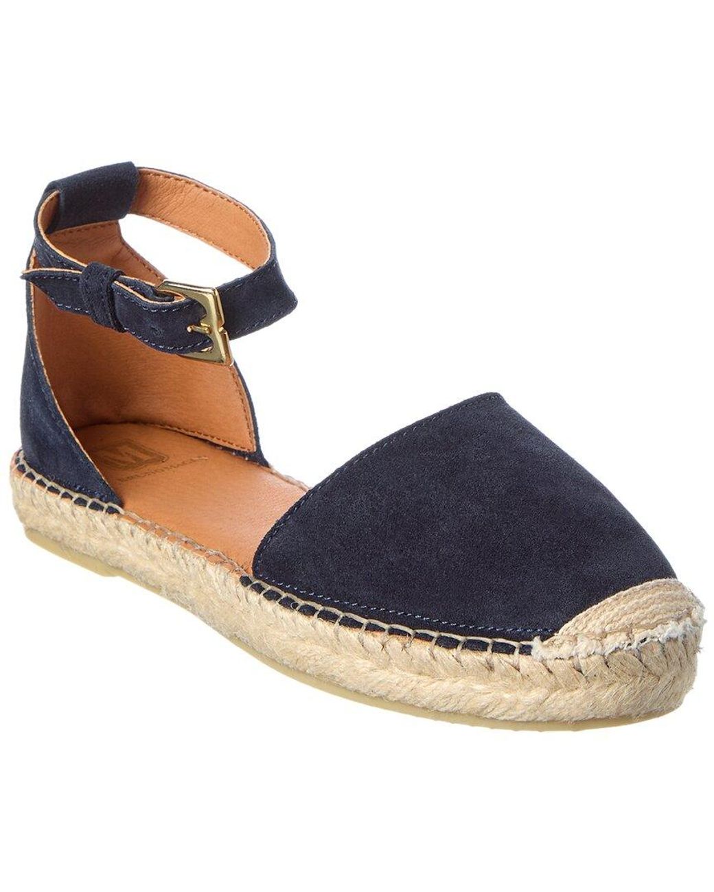 M by Bruno Magli Blue Sabella Suede Sandal