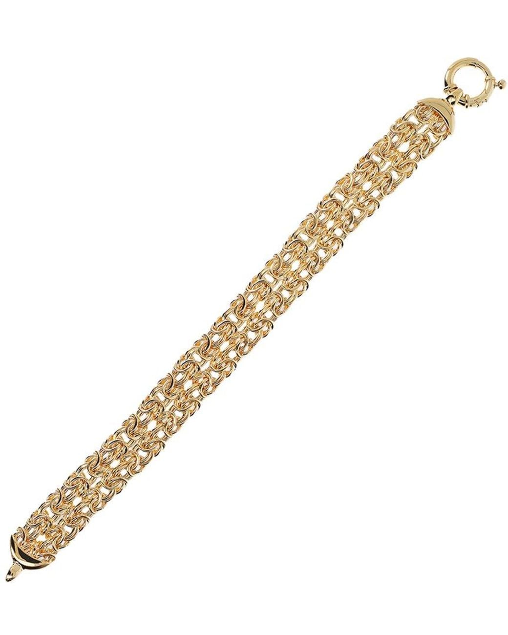 Etrusca Gioielli Metallic 18K Plated Bracelet