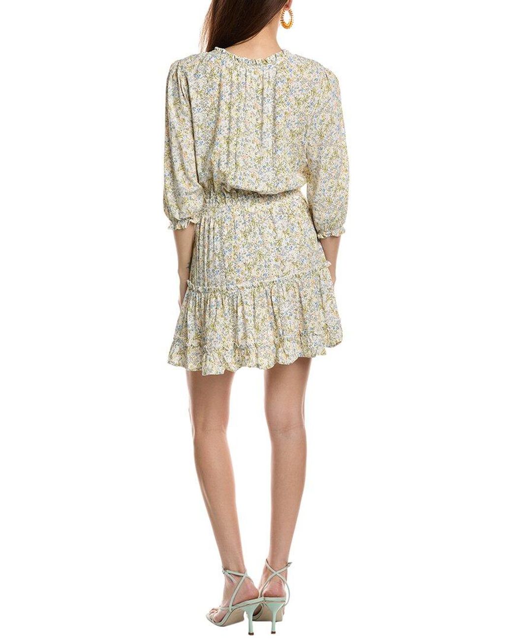 Walker & Wade Natural Ibiza Mini Dress
