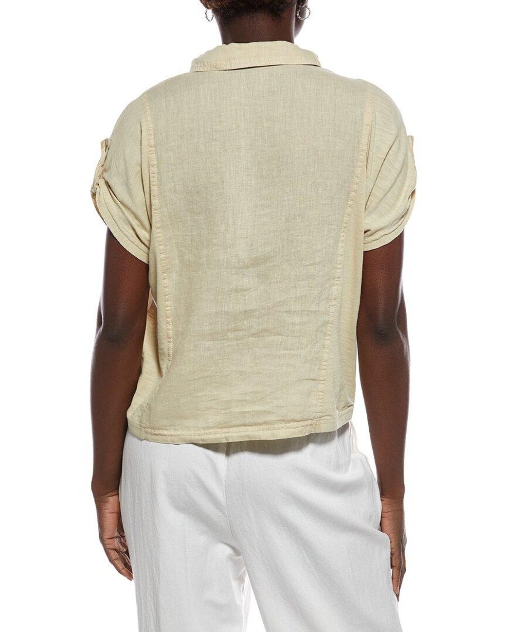 XCVI Natural Abner Top