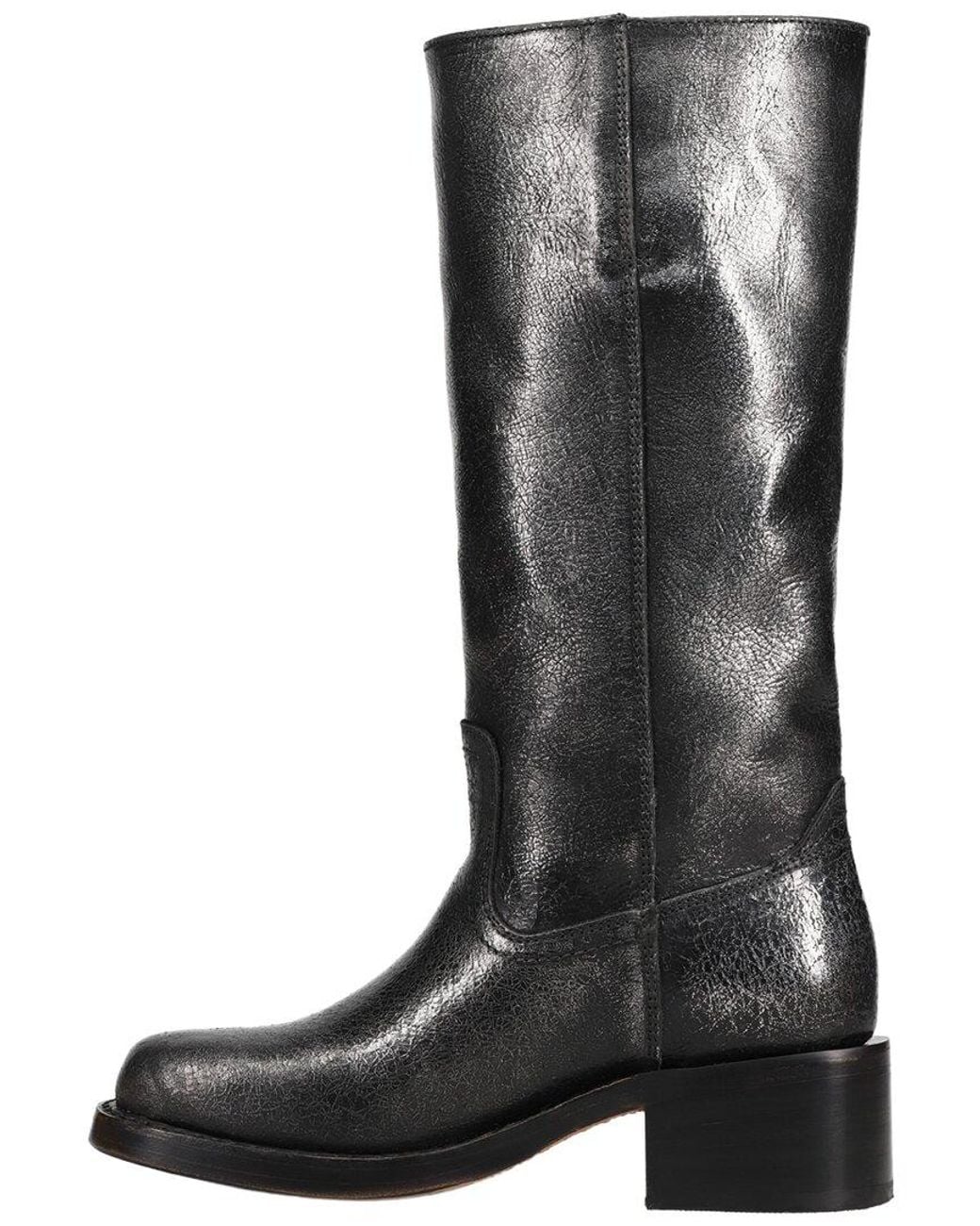 Frye Black Campus 14In Leather Boot