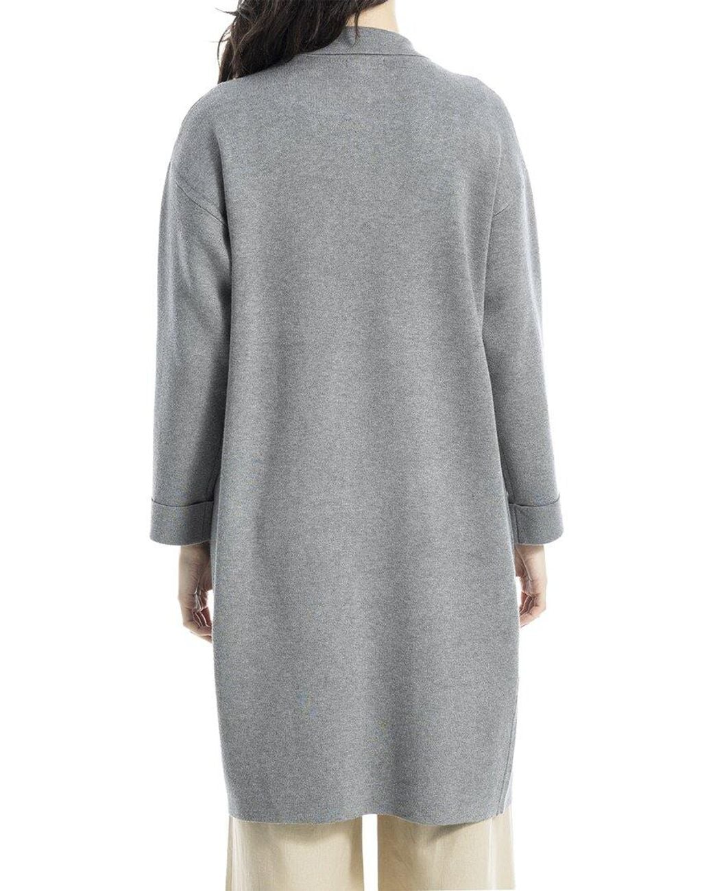 Max Studio Gray Sweater Jacket