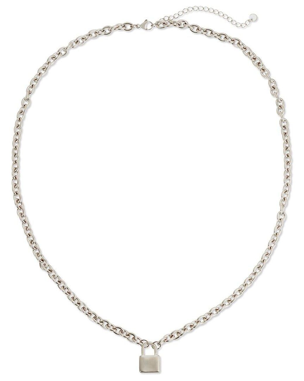 Eye Candy LA Metallic Pendant Necklace