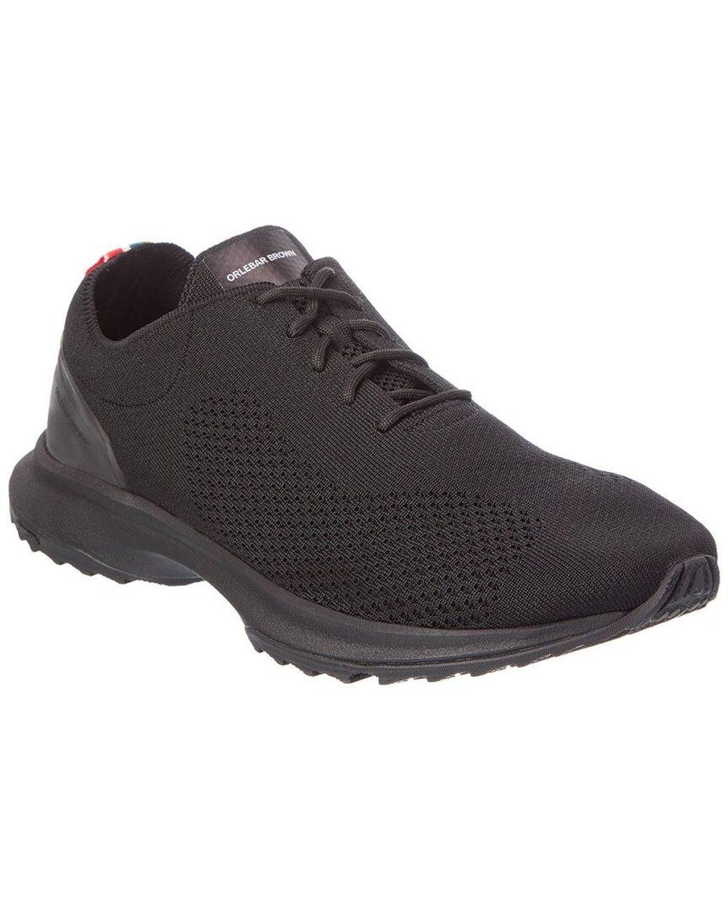 Orlebar Brown Brown Somerled Knit Sneaker for men