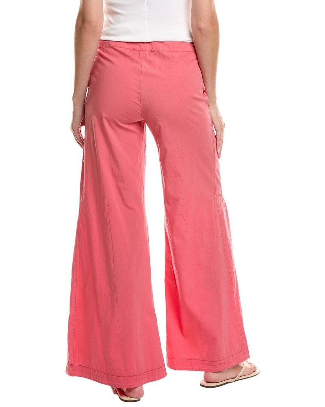 XCVI Red Wide Leg Pant