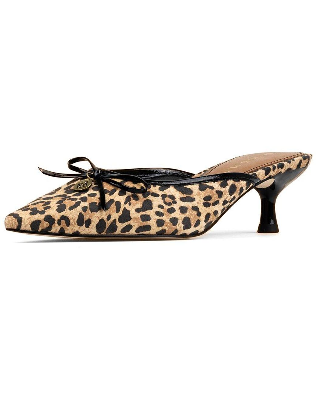 Donald J Pliner Natural Soel Leather Dress Mule
