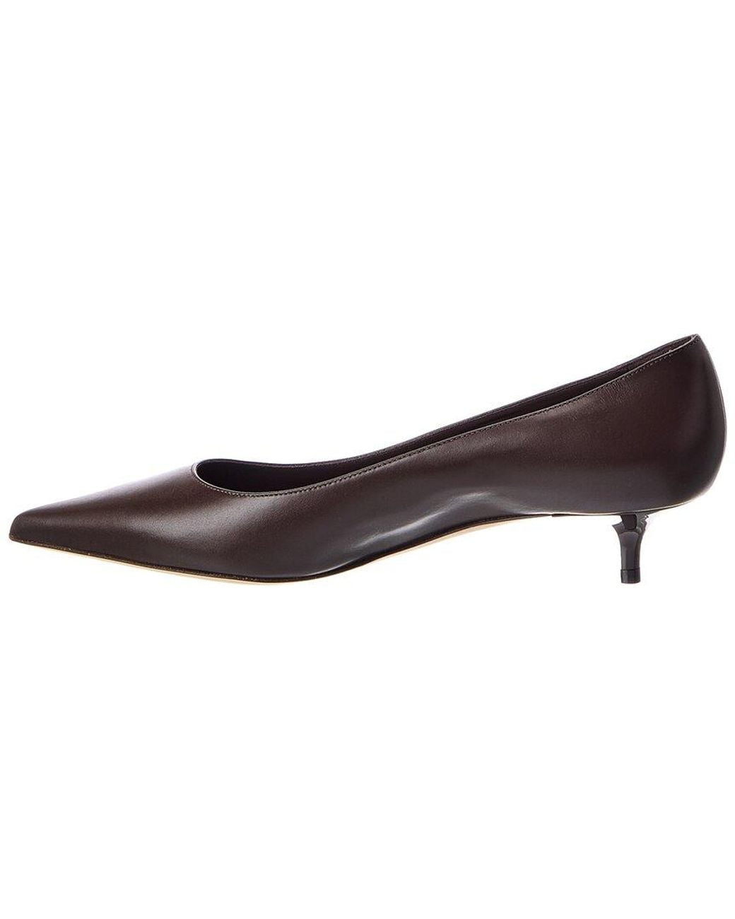 Jimmy Choo Brown Amelia Leather Pump