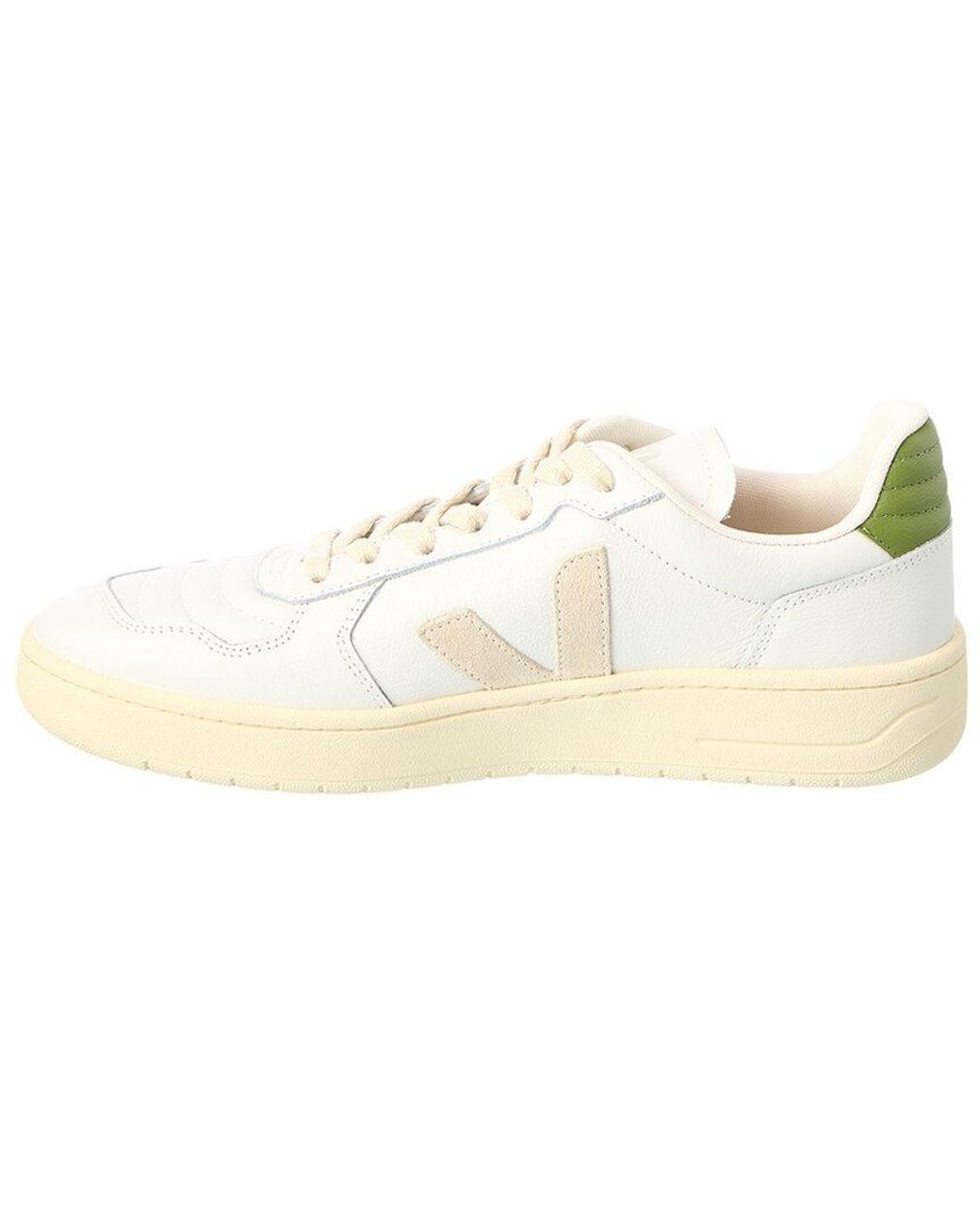 Veja White V-82 Ii Leather Sneaker for men