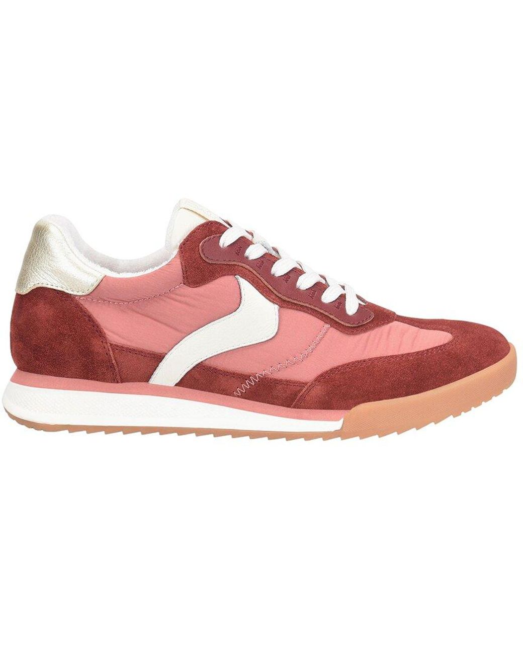 Söfft Pink Kat Suede & Nylon Sneaker