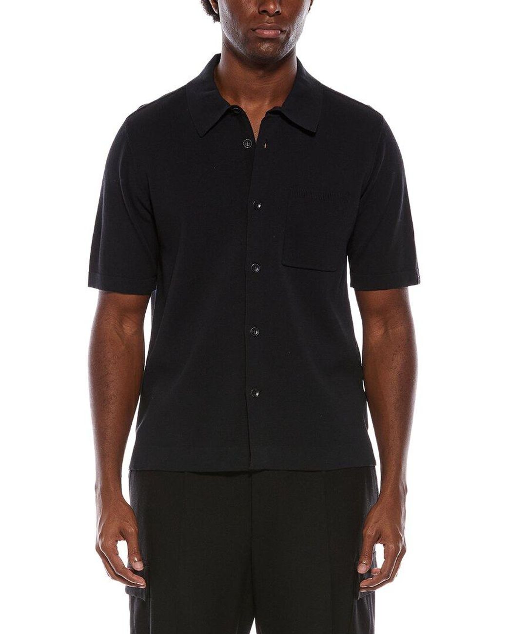 Rag & Bone Black Dalton Refined Shirt for men