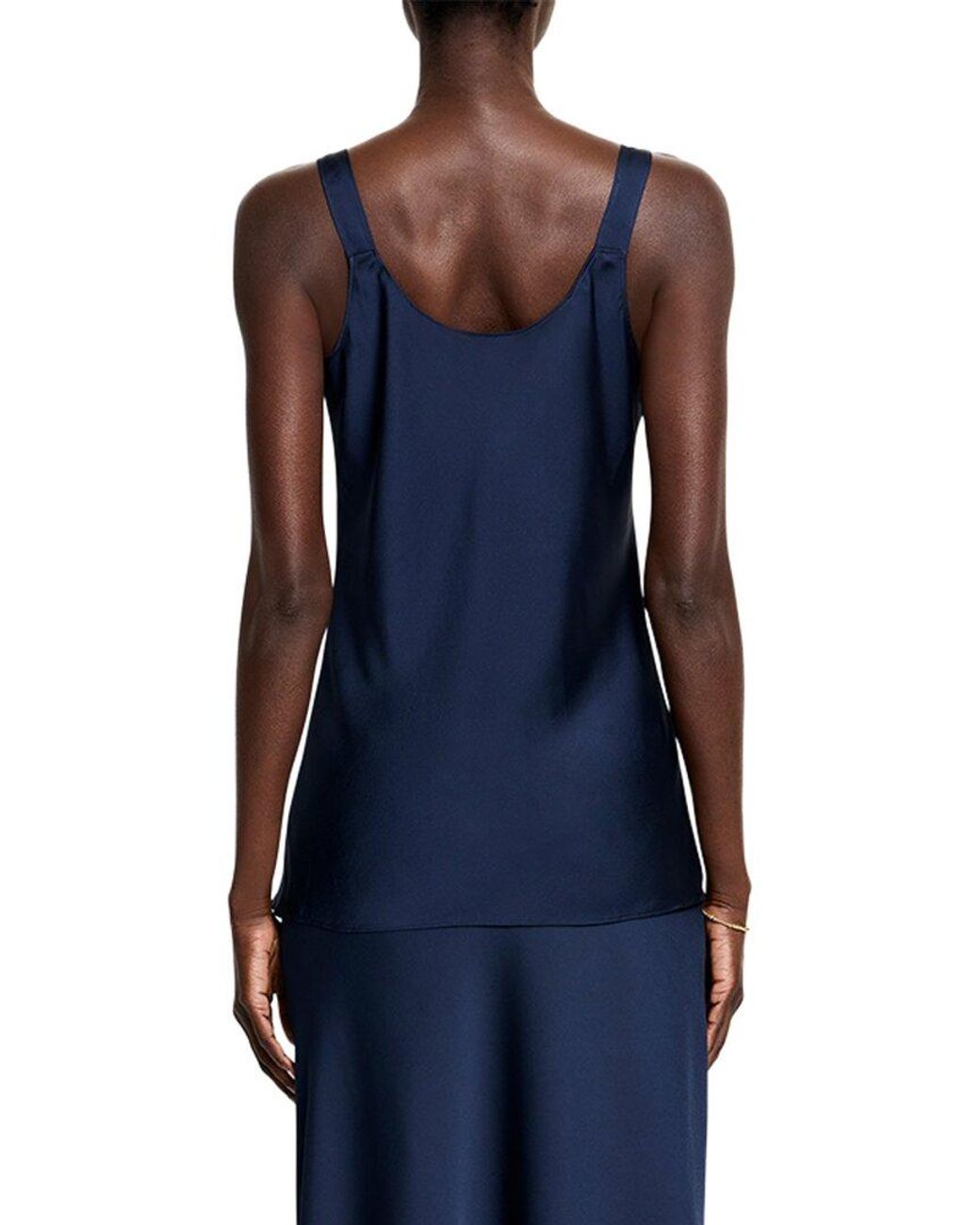 NIC+ZOE Blue Social Edit Crepe Cami