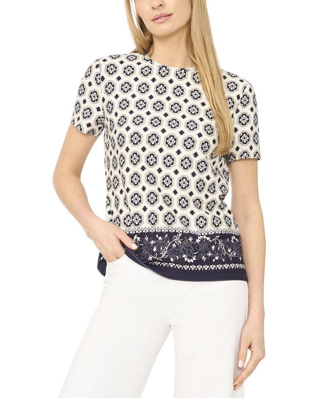 Ted Baker White Willow Knit Top