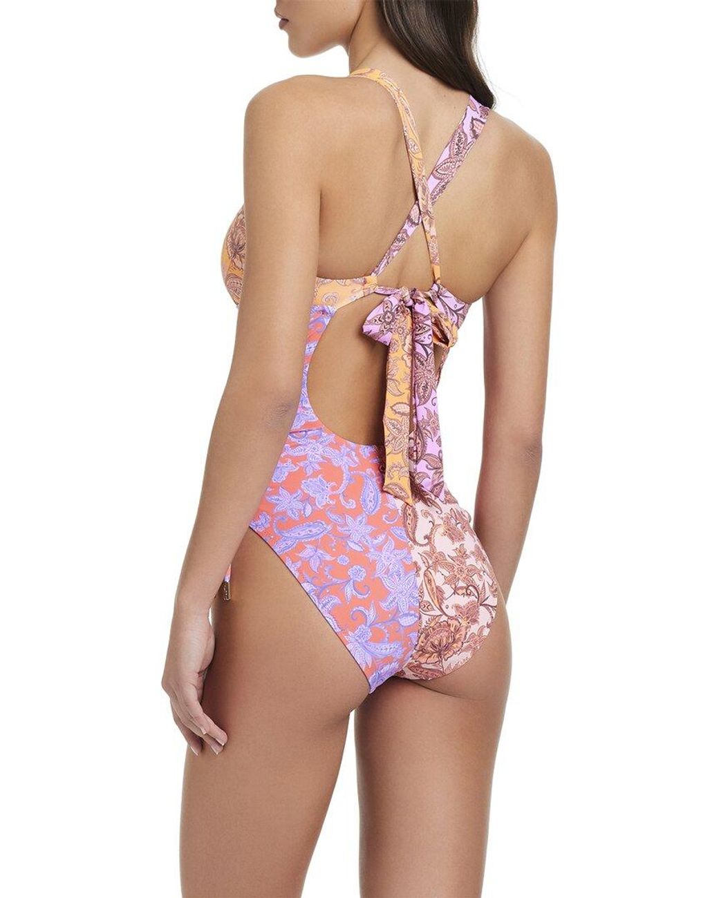Red Carter Pink First Glance X-Back One-Piece