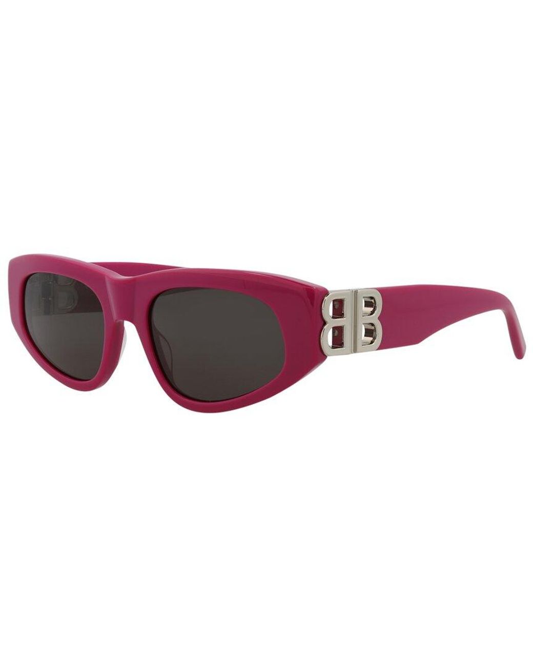 Balenciaga Red Bb0095s 53mm Sunglasses