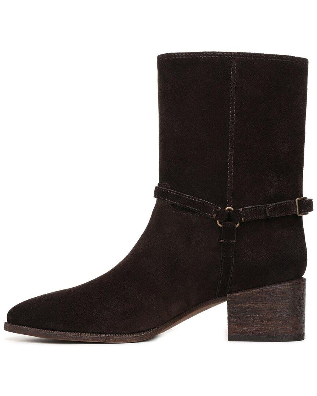 Franco Sarto Black L-Kian Leather Bootie