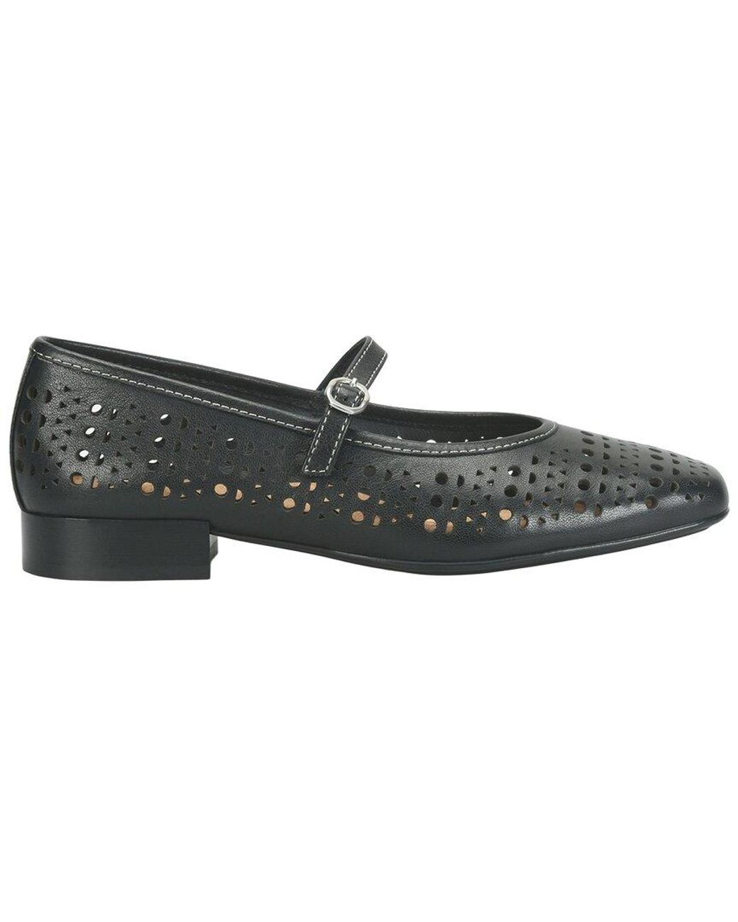 Söfft Black Ellie Leather Flat