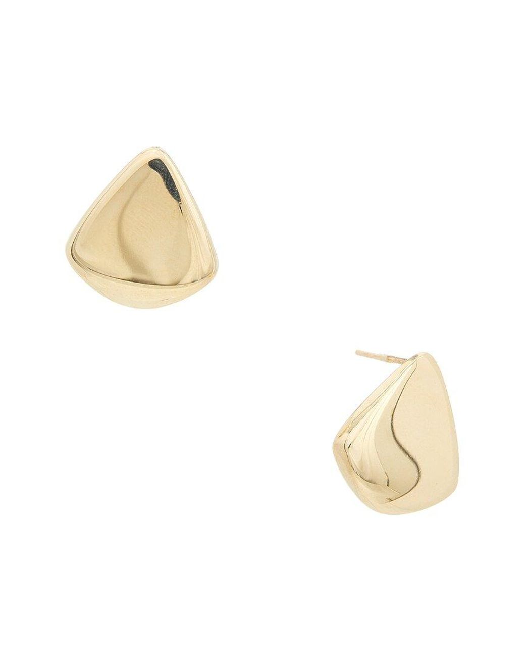 Italian Gold Metallic 14K Earrings
