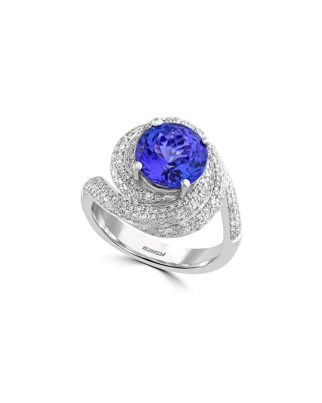 Effy Fine Jewelry Blue 14K 3.72 Ct. Tw. Diamond & Tanzanite Ring