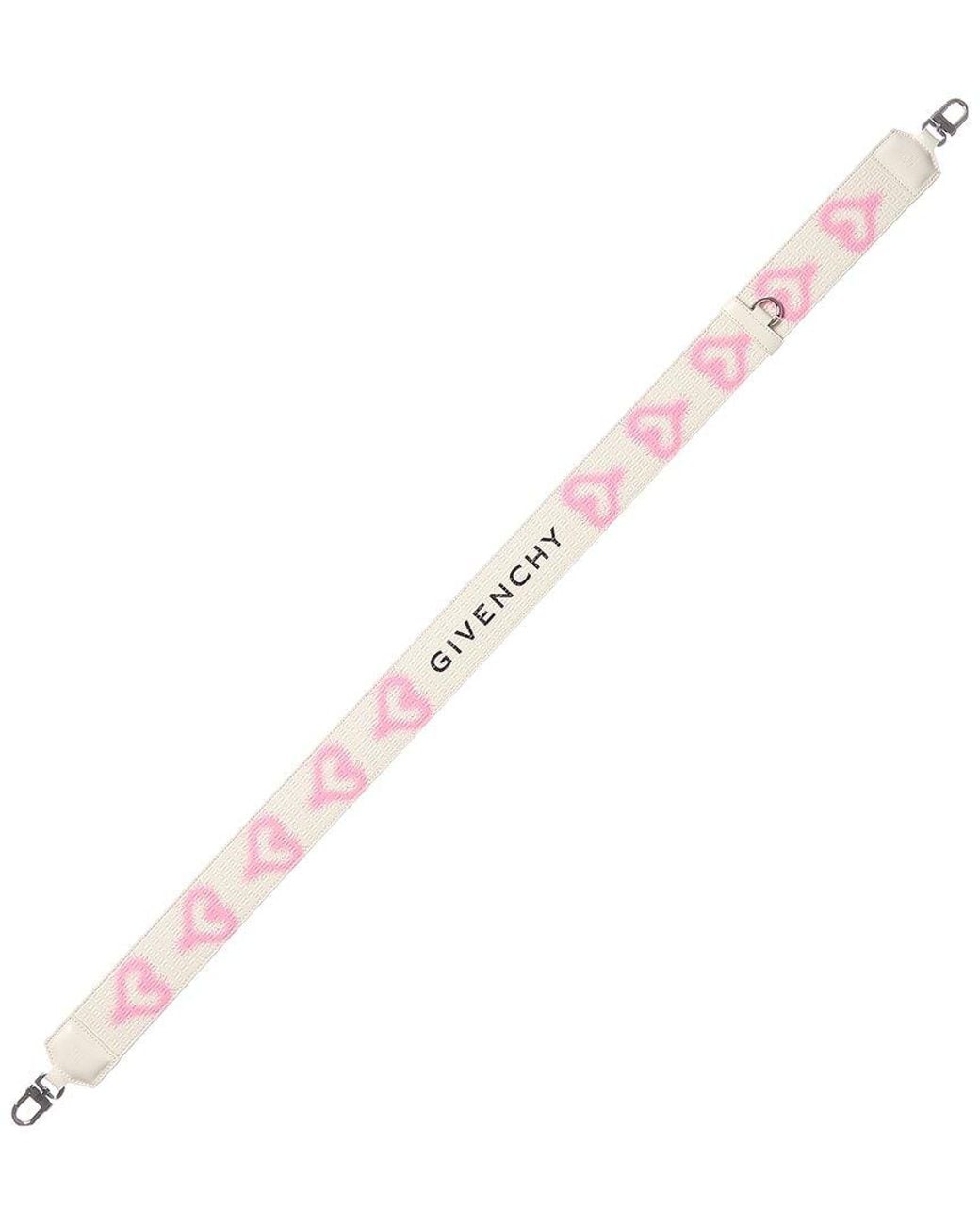 Givenchy White Leather Shoulder Strap