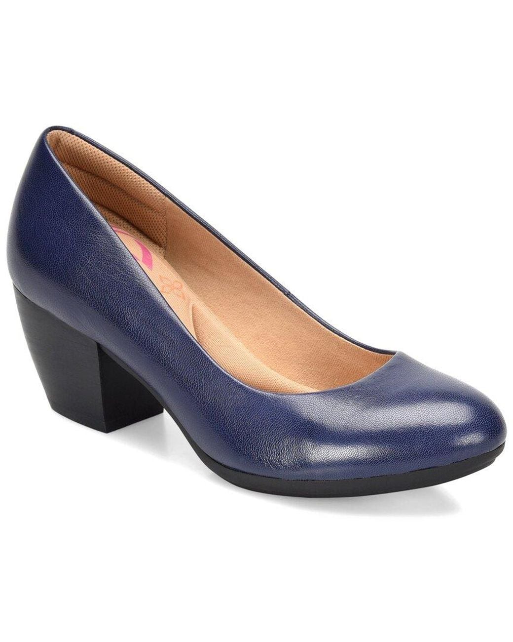 Comfortiva Blue Amora Leather Pump