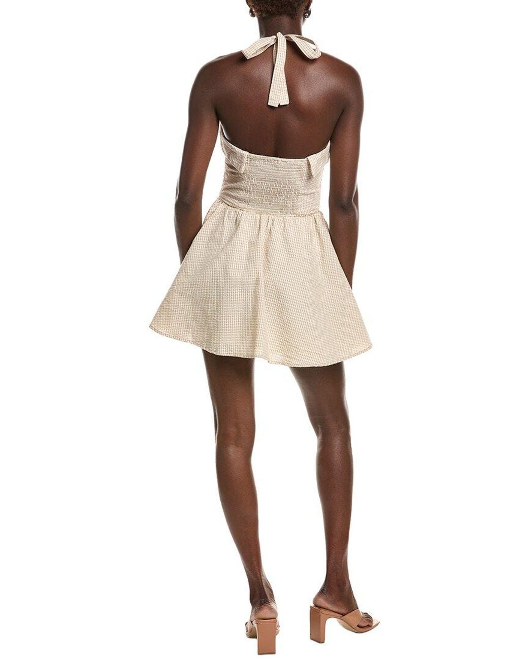 Moonsea Natural Mini Dress