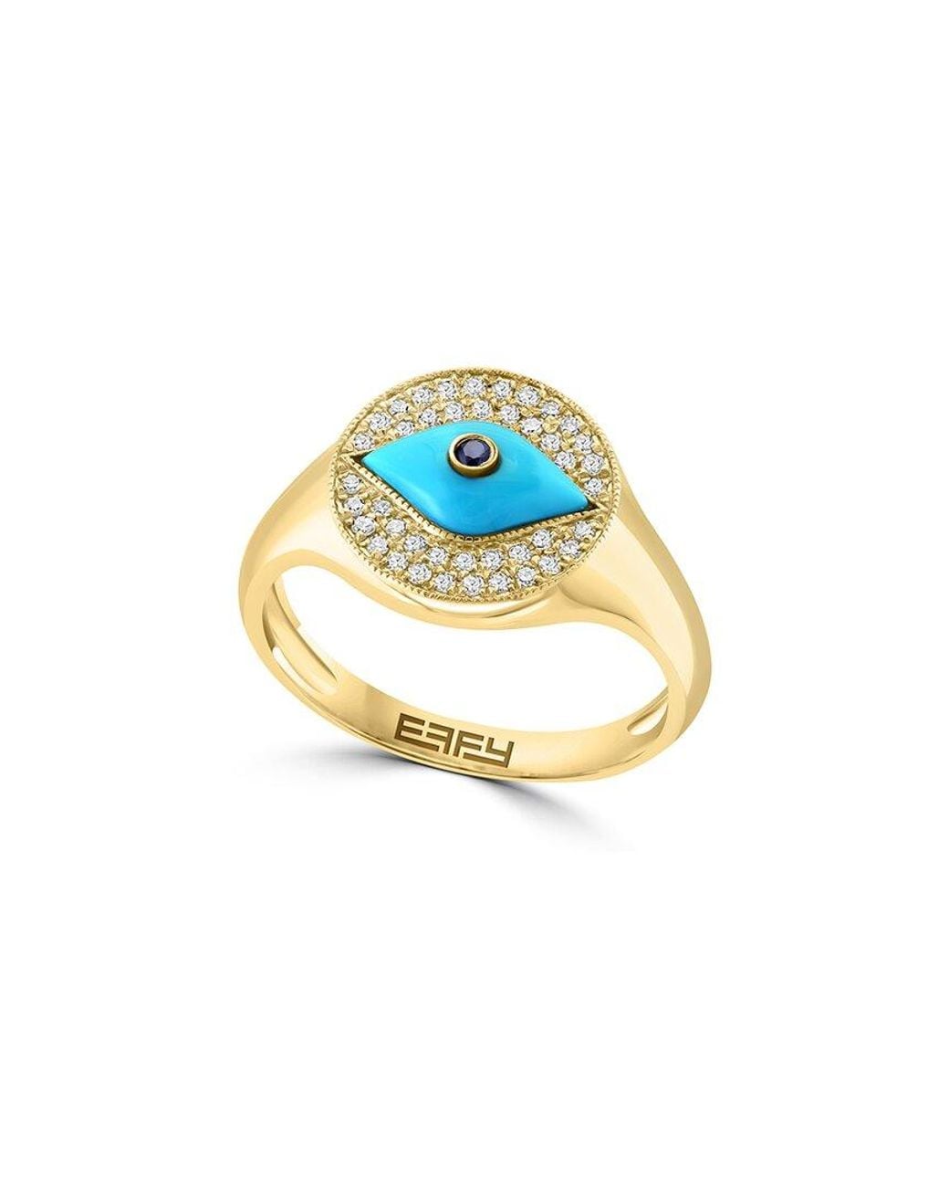 Effy Fine Jewelry Metallic 14K 0.77 Ct. Tw. Diamond & Ring