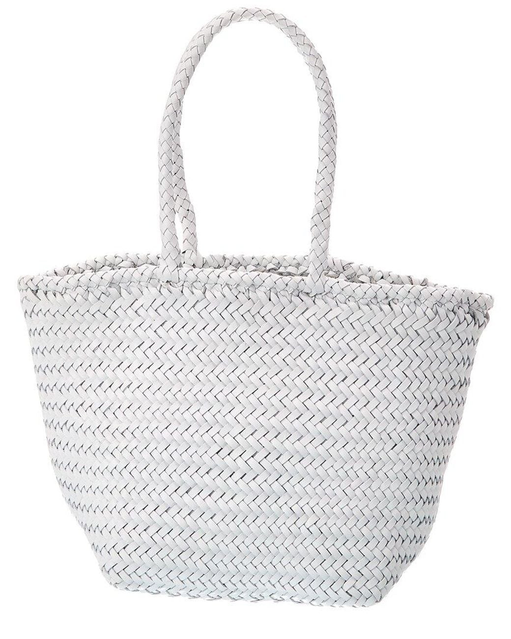 Dragon Diffusion White Grace Small Leather Shoulder Bag