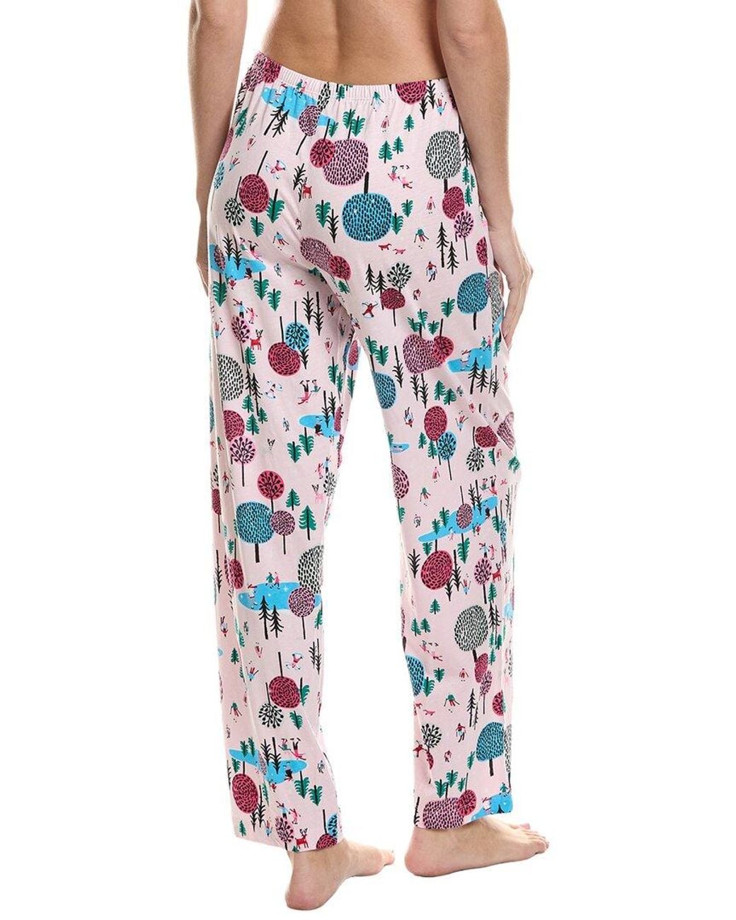 Hue Blue Tree Mountains Long Pajama Pant