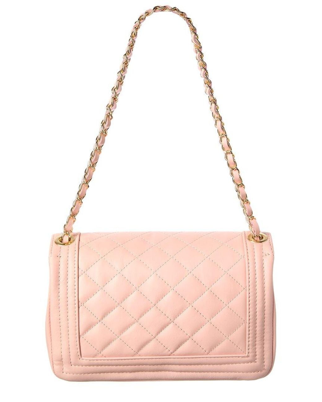 Isabella Rossetti Pink Carmina Leather Handbag