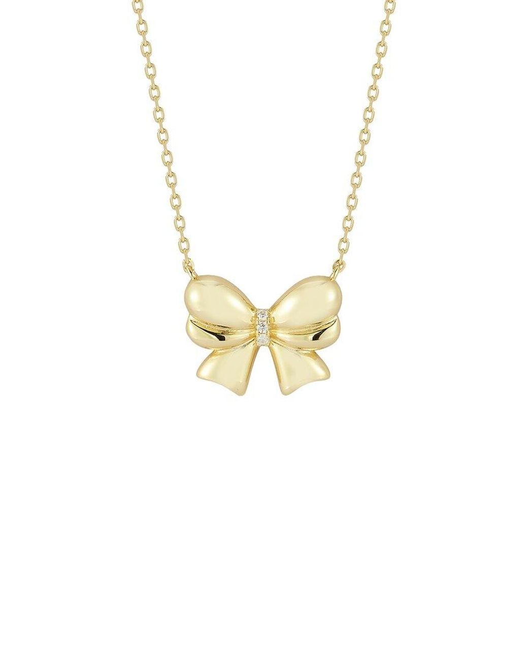Sphera Milano Metallic 14K Plated Cz Necklace