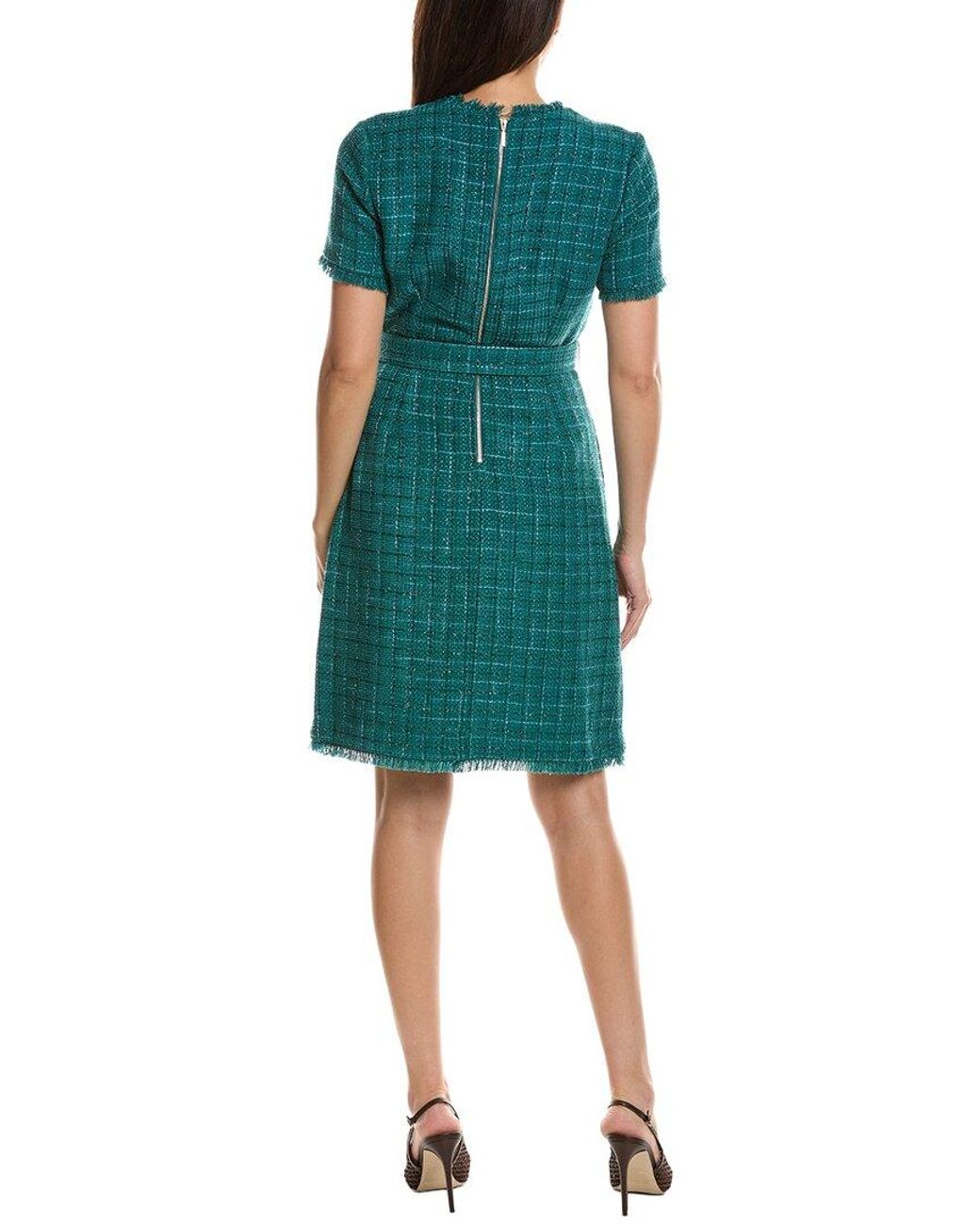 Tahari Green Midi Dress