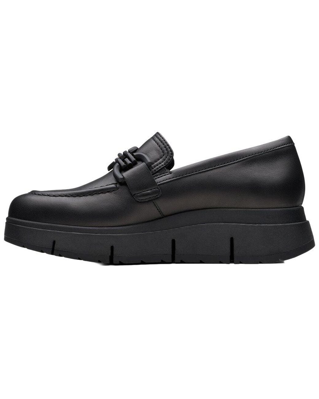 Clarks Black Loriini Izzy Leather Loafer