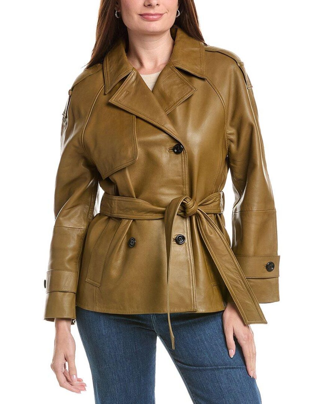 Walter Baker Natural Atlas Leather Jacket