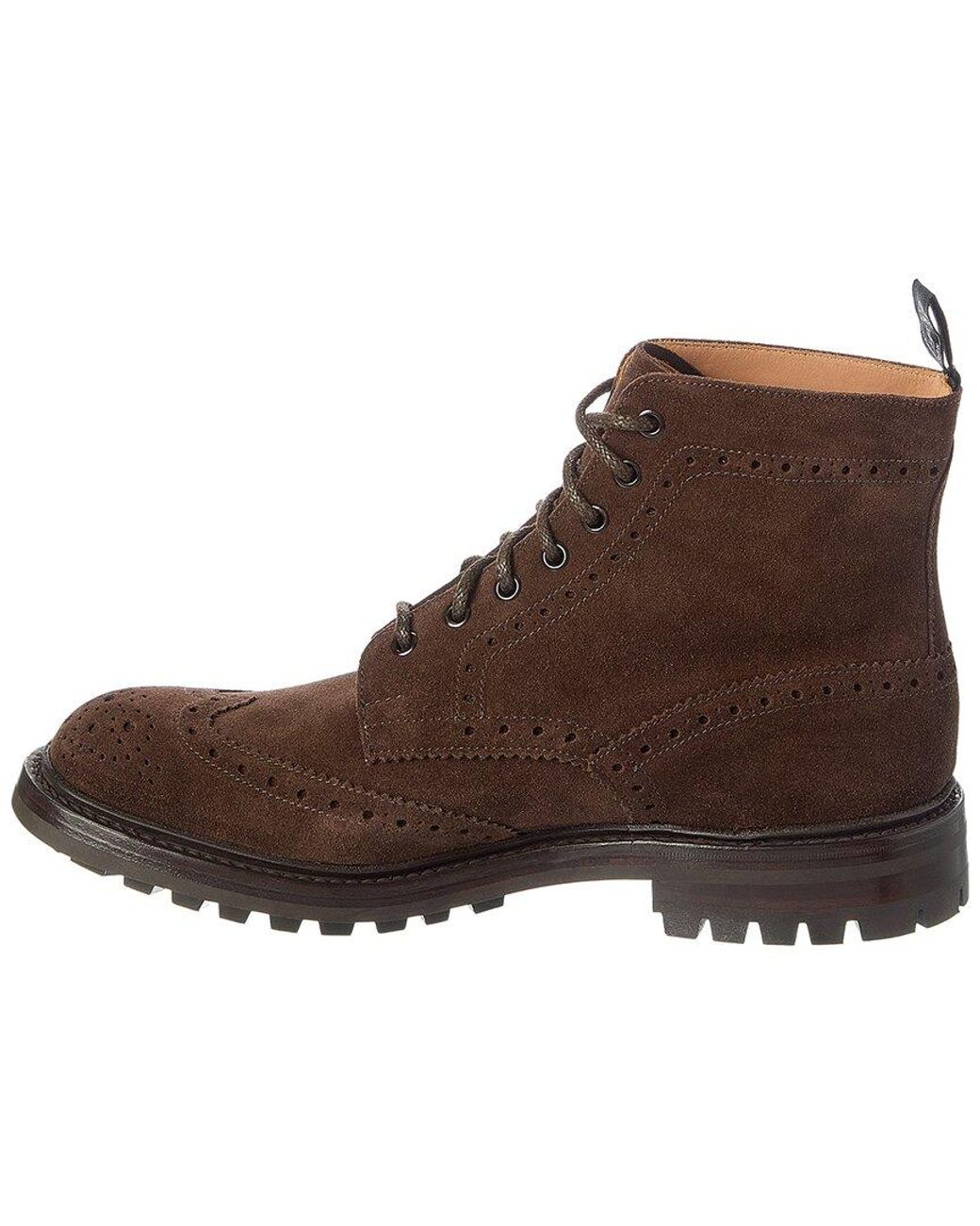 Todd Snyder Brown Tricker's Stow Suede Boot for men