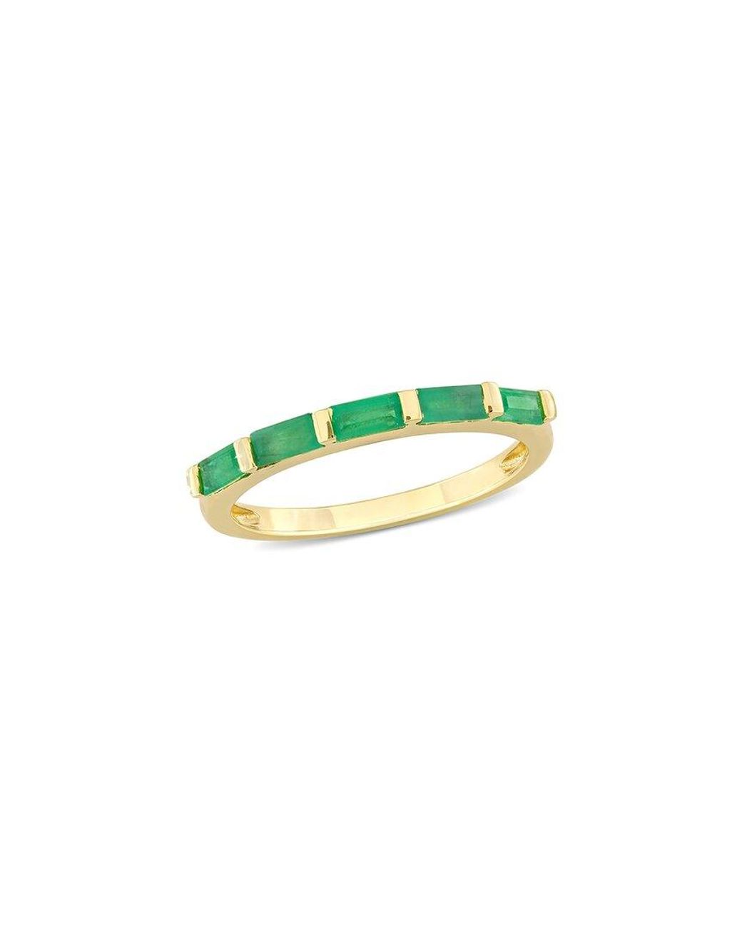 Rina Limor Green 10k 0.60 Ct. Tw. Emerald Ring