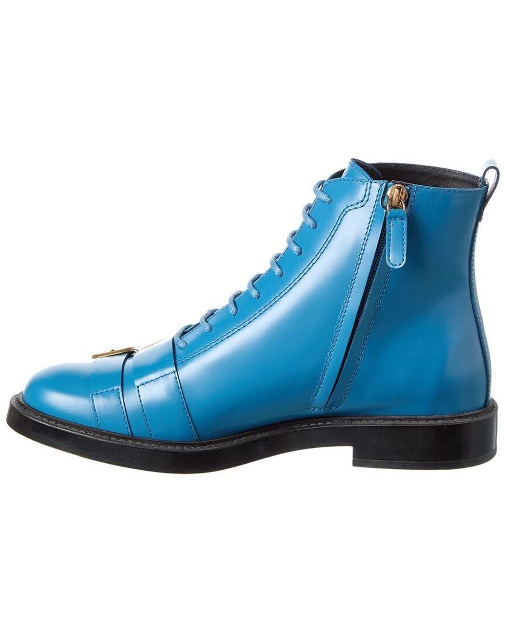 Tod's Blue Leather Boot
