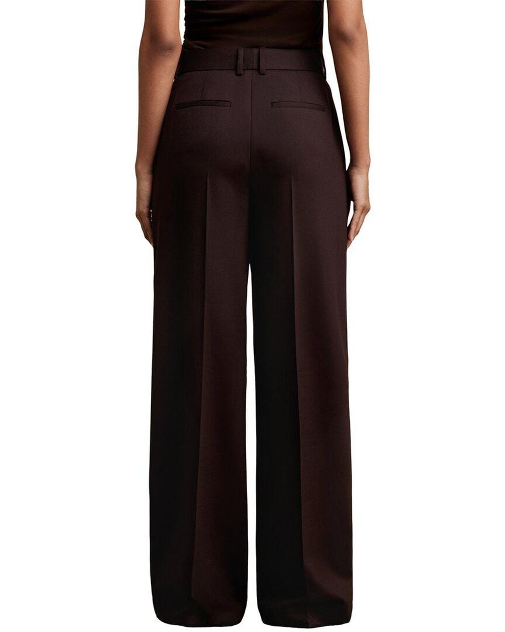 Reiss Black Solene Formal Trouser