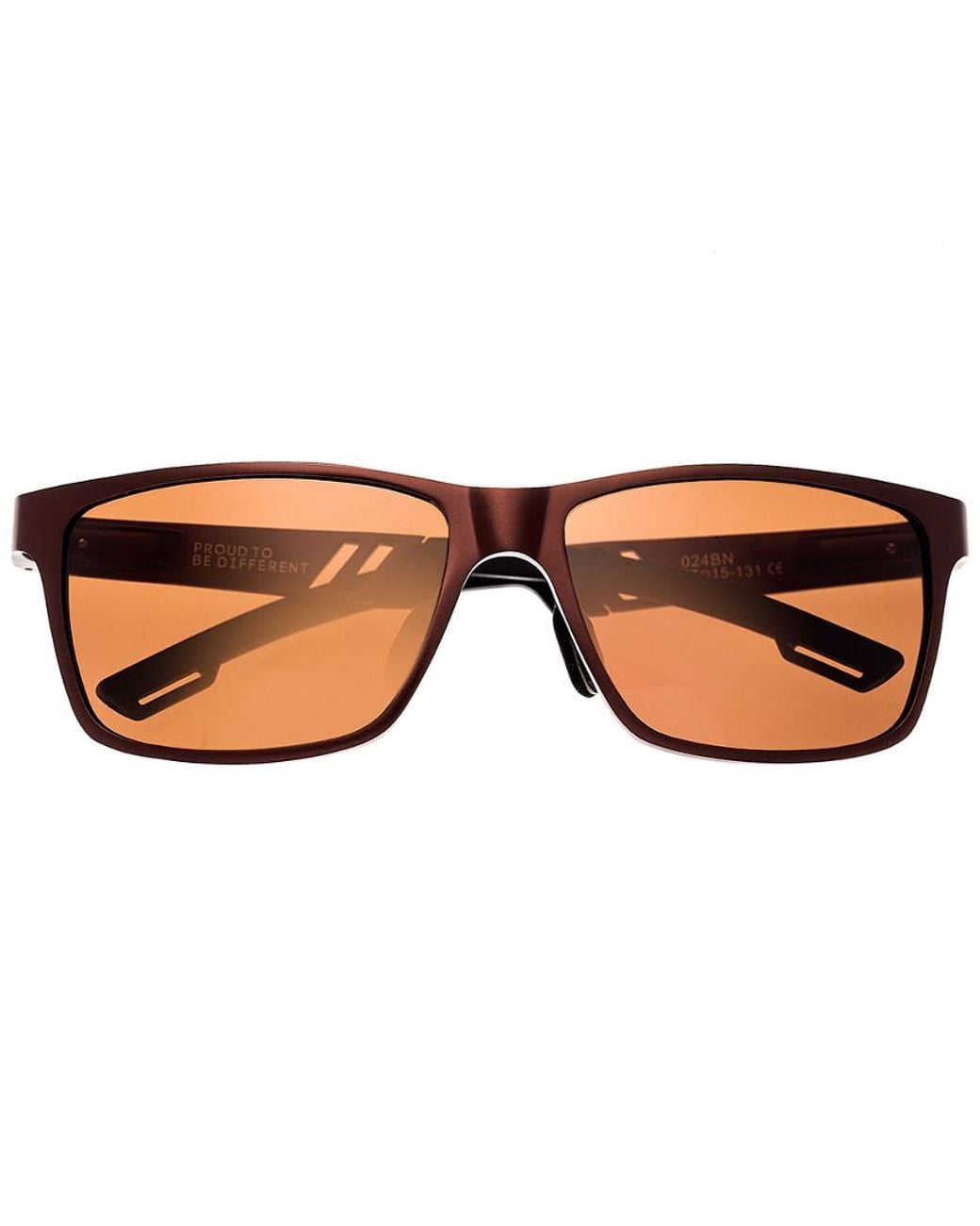 Breed Brown Pyxis 44Mm Polarized Sunglasses for men