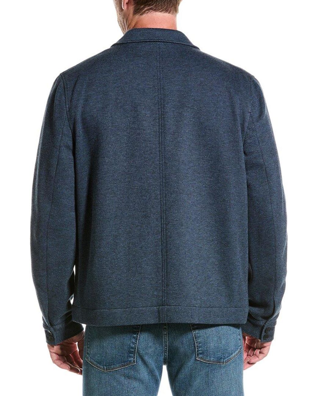 Ted Baker Smart Harrington Jacket in Blue for Men Lyst