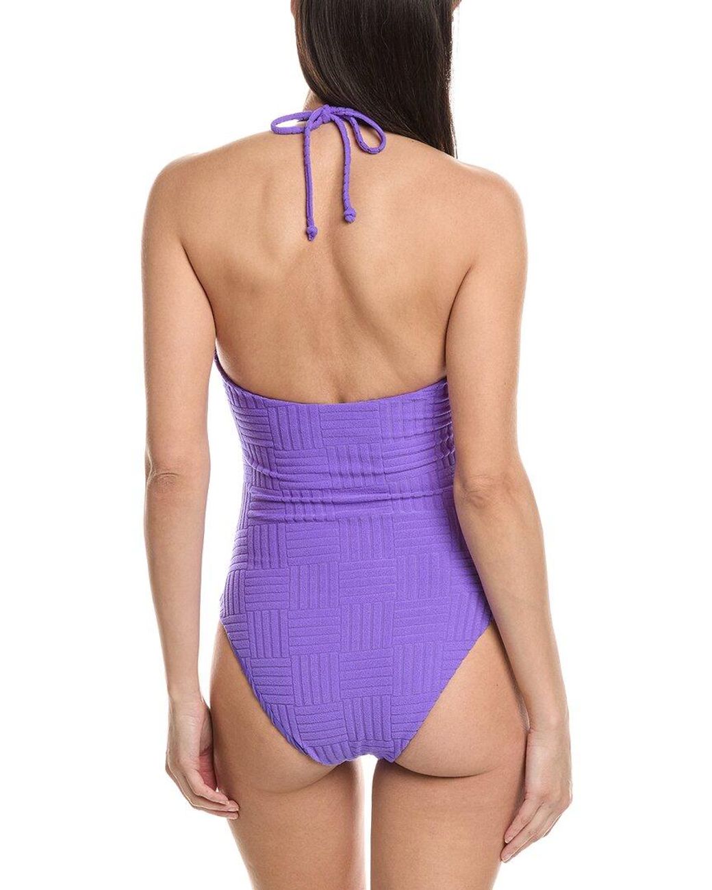 Beach Riot Purple Phoenix One-Piece